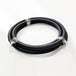 -16AN Black Nylon Braided Flex Hose with Reinforced Rubber Liner - 10 Foot Length Ace Race Parts
